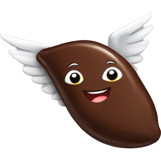 chocolate with wing emoji