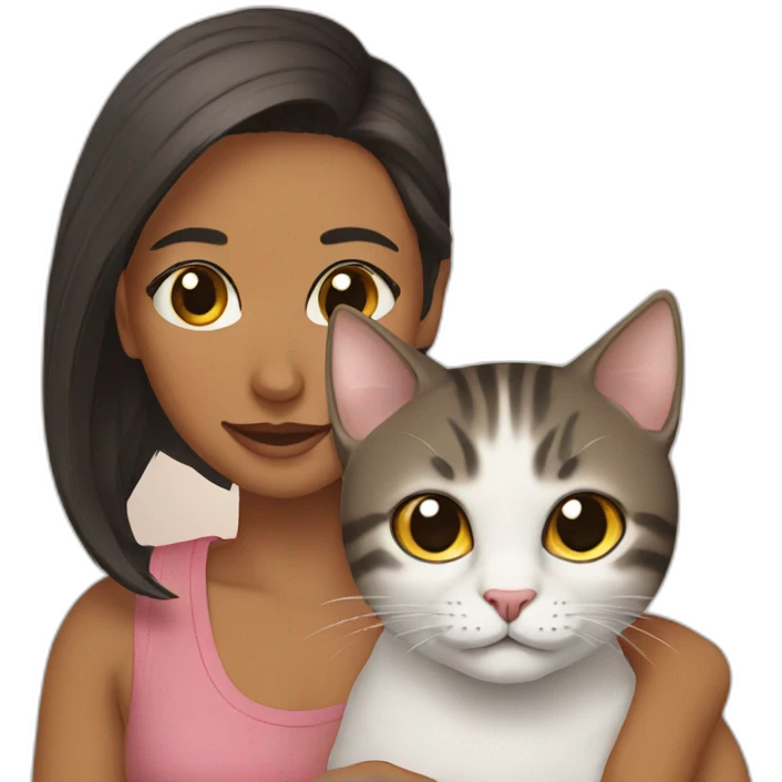 pair with cat emoji