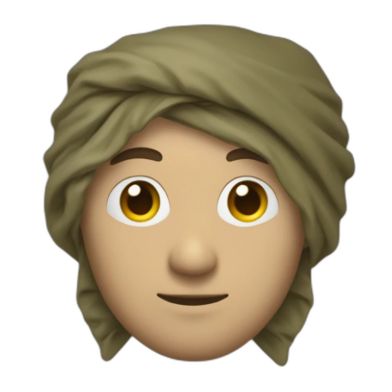 Homme énervé avec une cagoule emoji
