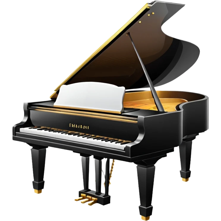 piano with white color  emoji