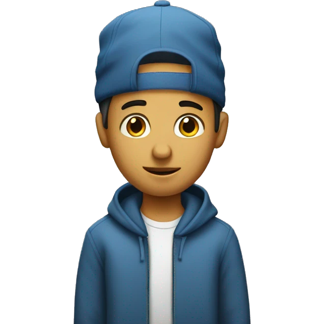 Un garçon qui est content emoji