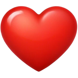 Red heart  emoji