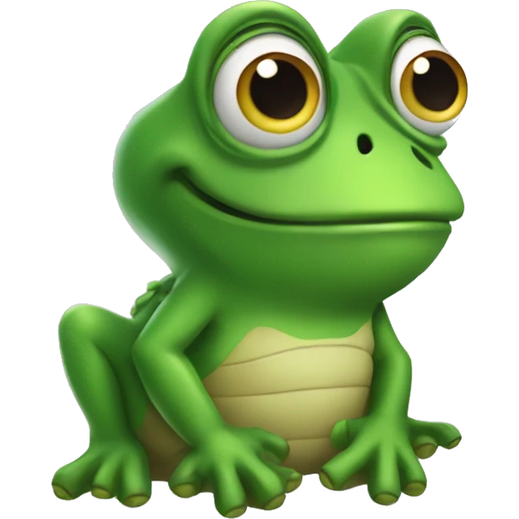 Faz um sapo emoji