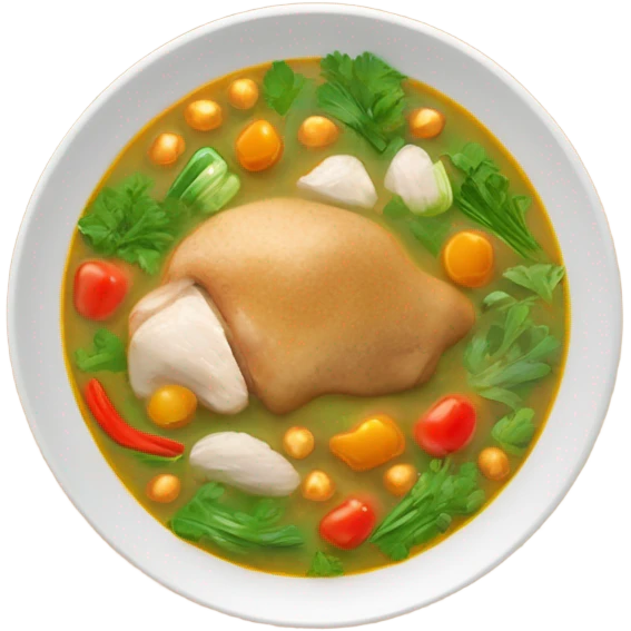 Plato de sopa  emoji