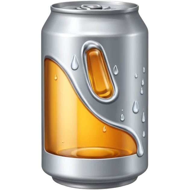 sideways beer can emoji