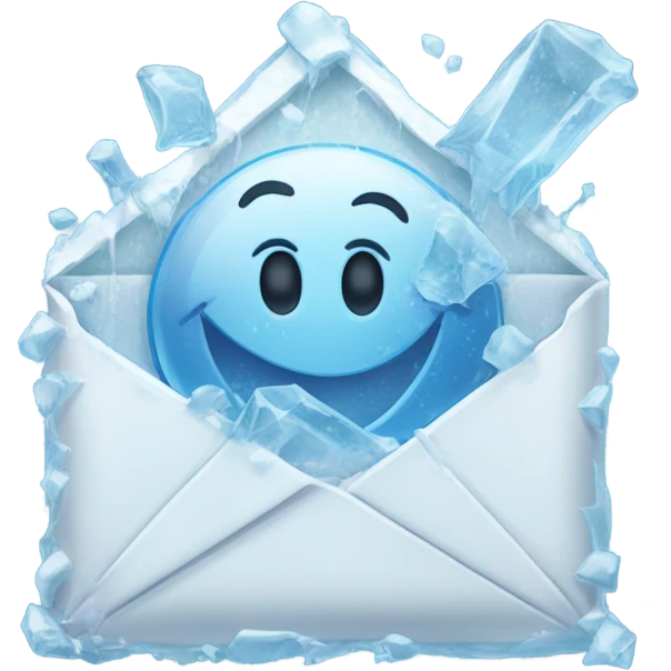 frozen email envelope emoji