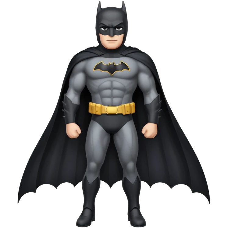caucasian batman full body emoji