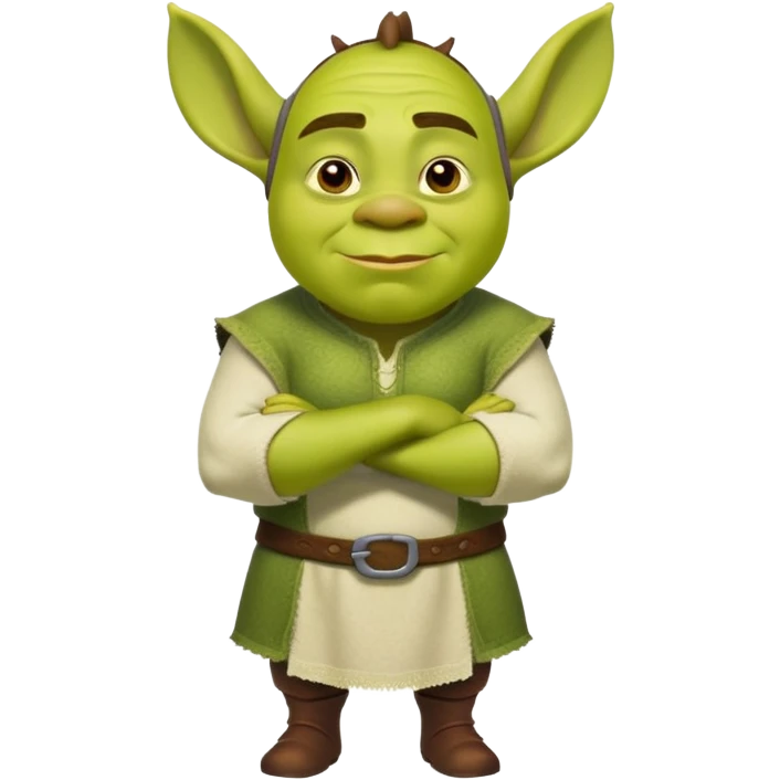 Shrek-inspired character emoji