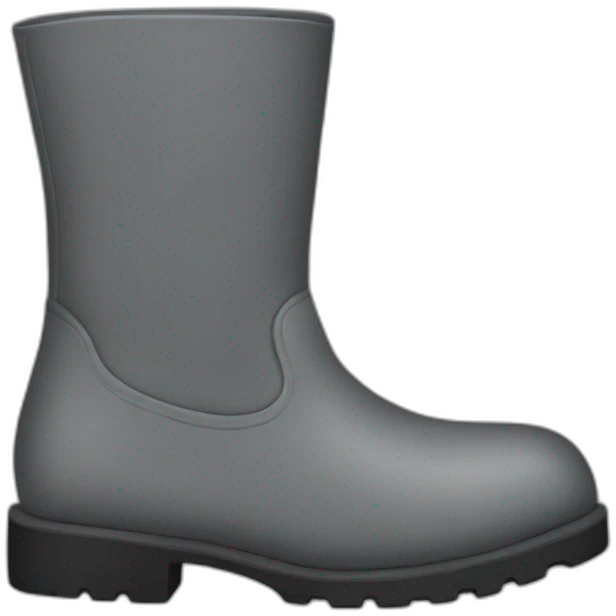 High grey boots emoji