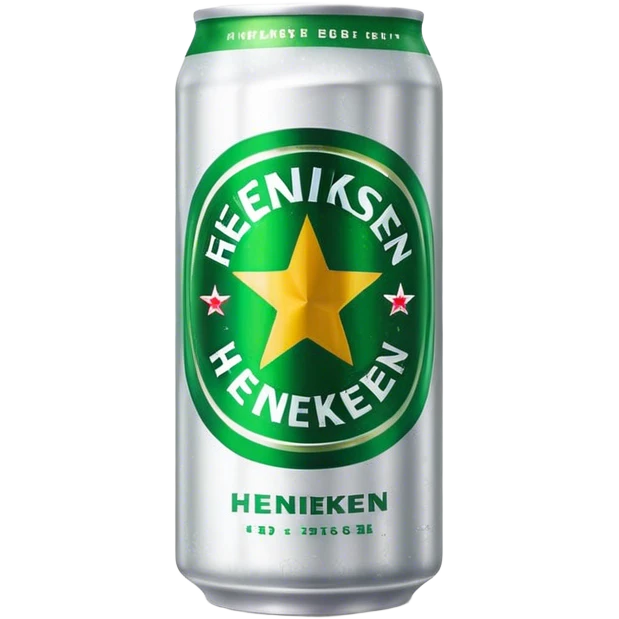 Cinematic Realistic Heineken Pop Culture Emoji, showcasing an iconic beer moment rendered with crisp textures and vibrant, energetic lighting. emoji