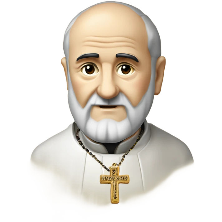 Saint Padre Pio avec un chapelet levant les deux mains levées vers le haut et montrant ses stigmates paumes ouvertes emoji