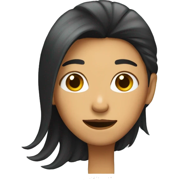 Hair fliping woman emoji