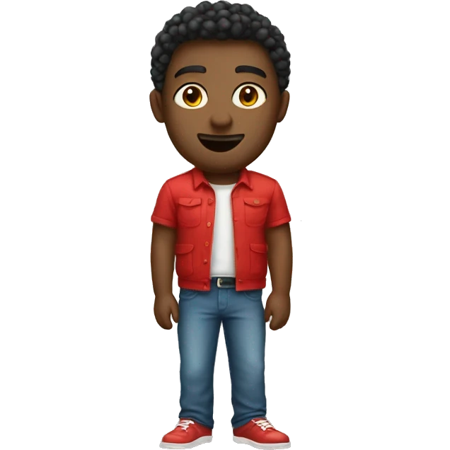 Big in red pant emoji