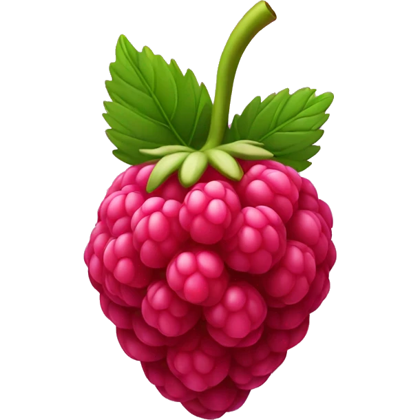A raspberry  emoji