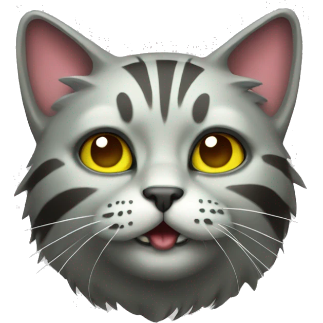 Radioactive cat emoji