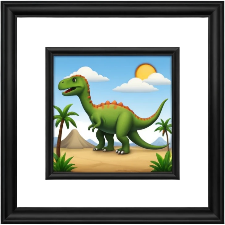 museum with dinosaur sign emoji
