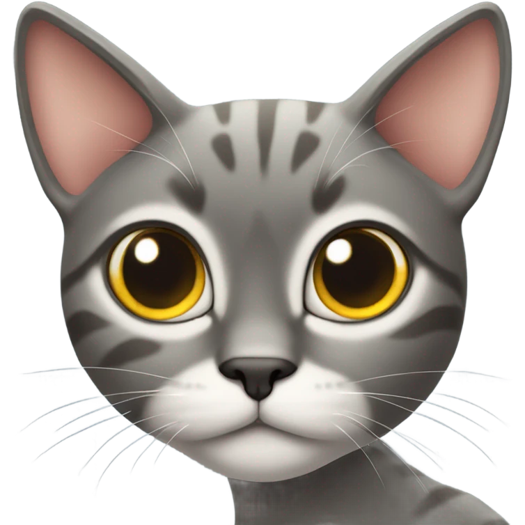 curious cat in focus emoji