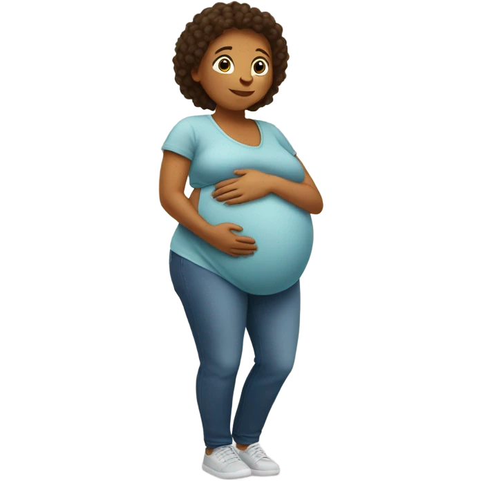 Person pregnant  emoji
