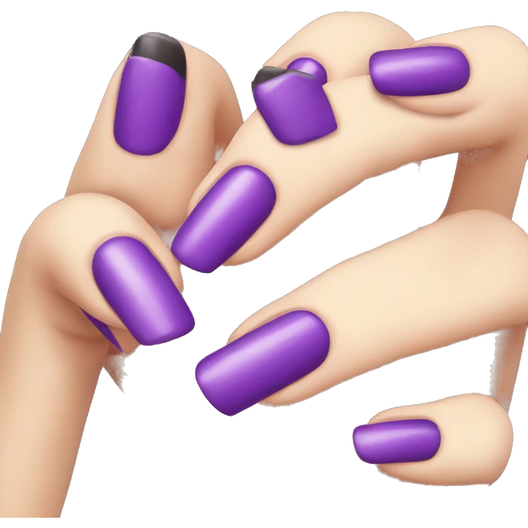 purple nails emoji
