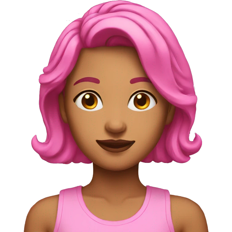 Nathalie pink emoji