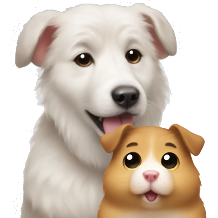 If hamster and the dog together emoji