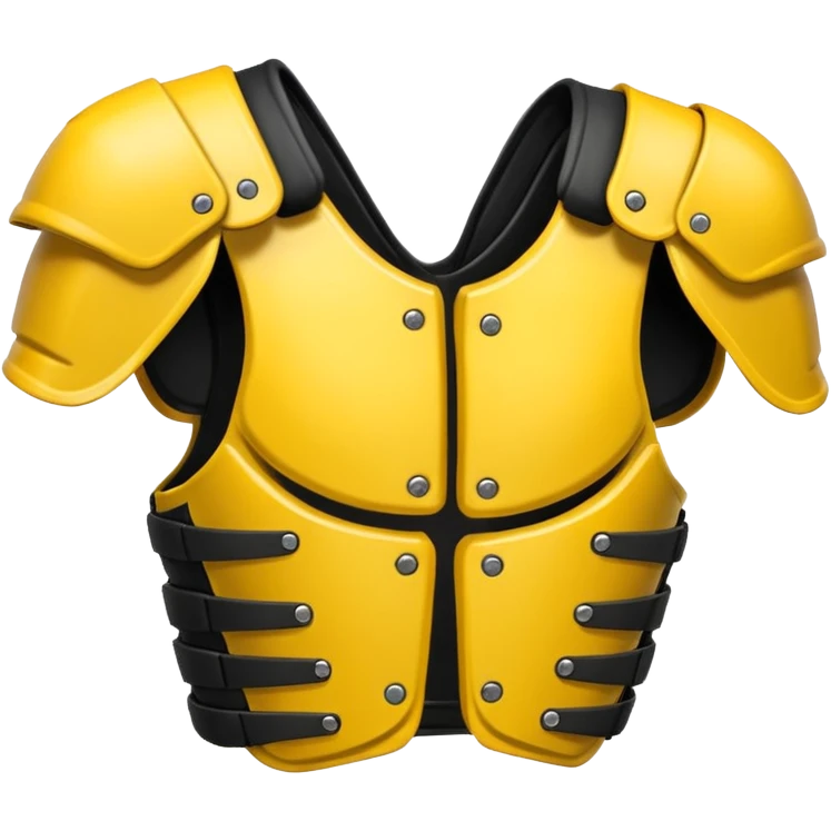 yellow predator bone shoulder pads emoji
