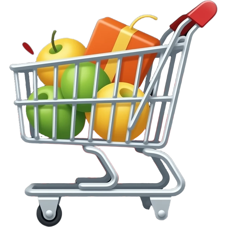 Store cart in blood black background emoji