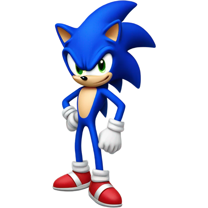 Sonic the hedgehog emoji