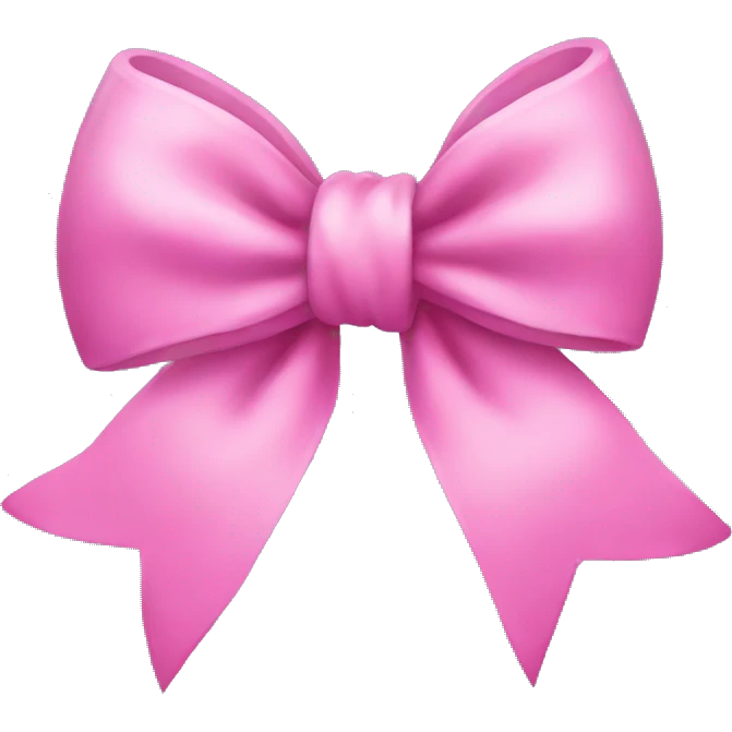 Cute bow emoji
