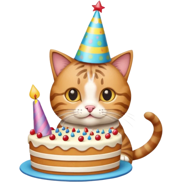 cat's Birthday🐈 emoji