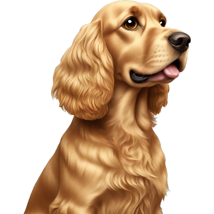 Golden cockerspaniel emoji