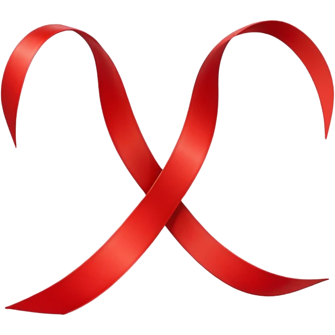 Red ribbon  emoji