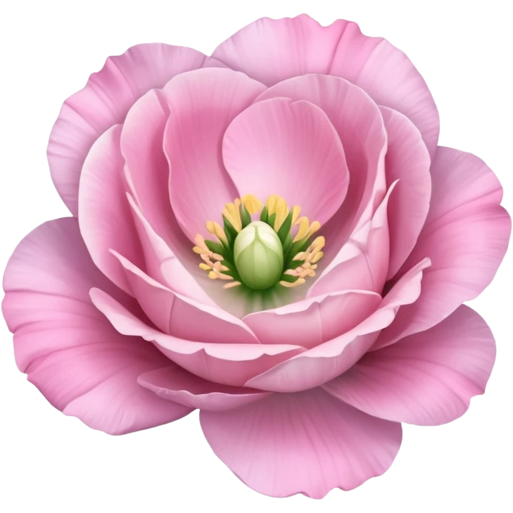 Beautiful light pink flower Eustoma emoji