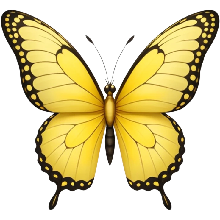 yellow butterfly emoji