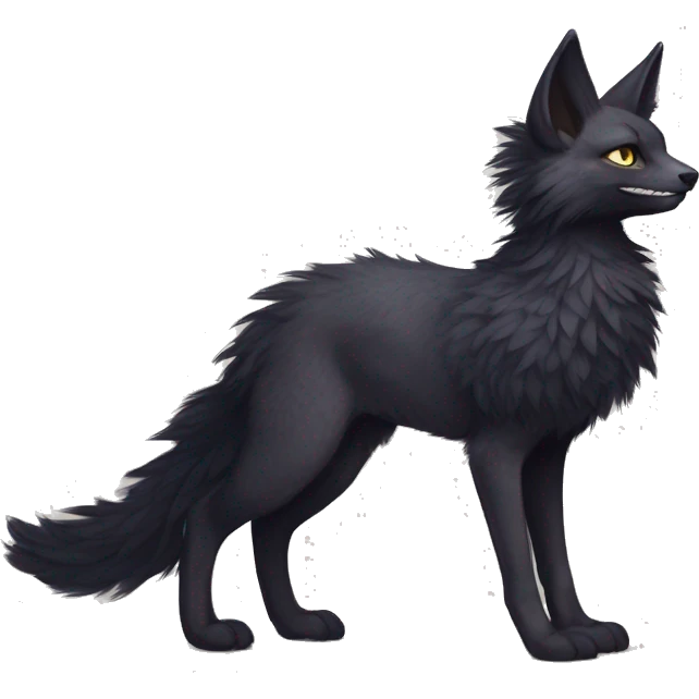  Cute Edgy Realistic Rare Fantasy Fluffy Slim Vernid-Trico-Melprin-species by LiLaiRa, by Falvie, full body emoji