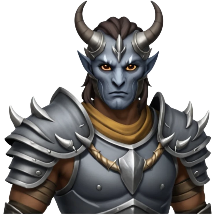 ESO male daedra, gray skin emoji