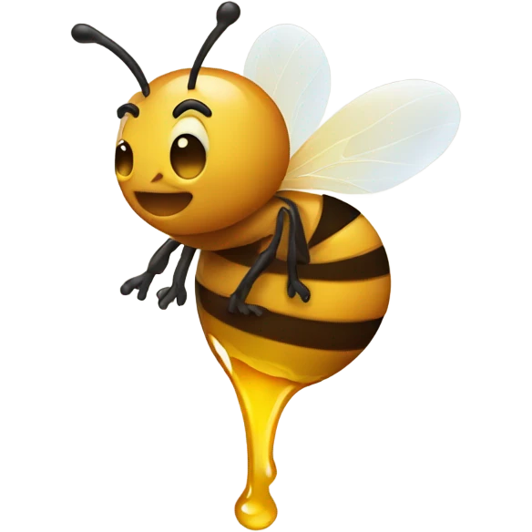 Spitting honey emoji