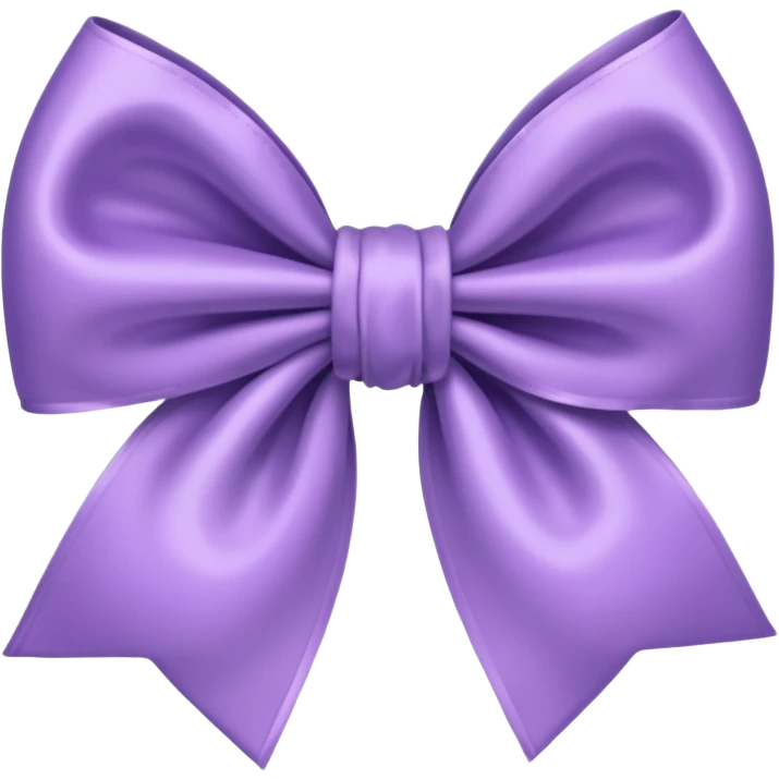 Cute bow light purple  emoji