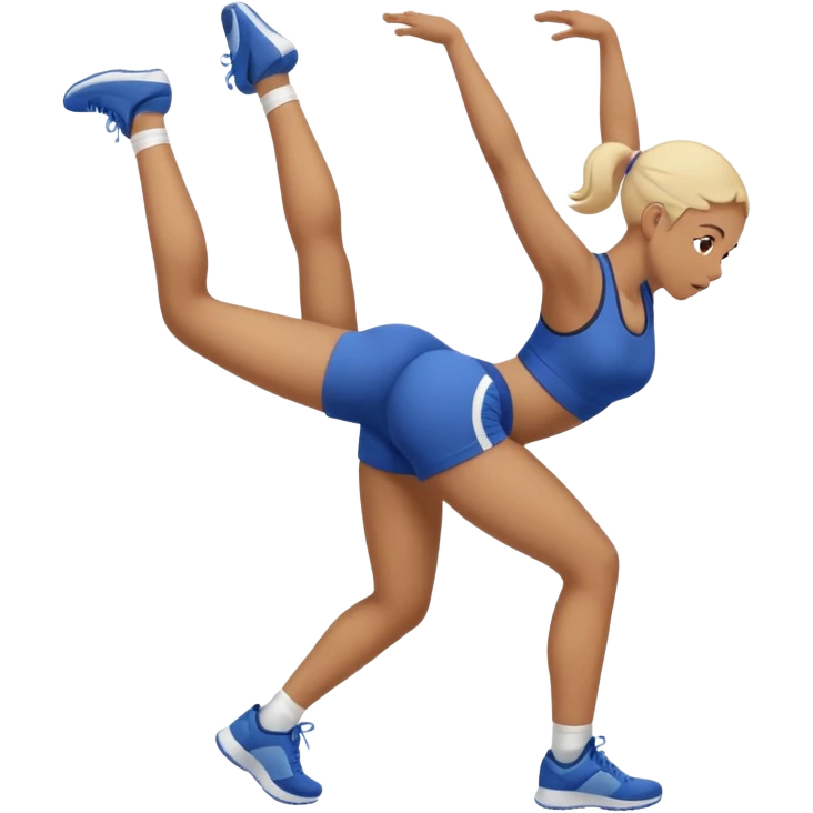 Arched back and twerking  emoji