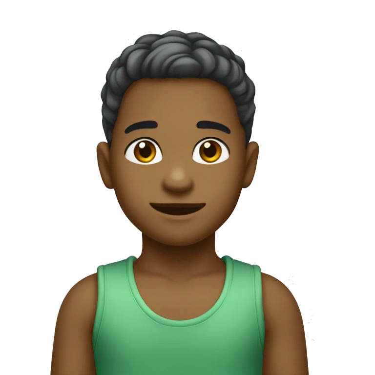 coração verde claro bebe emoji