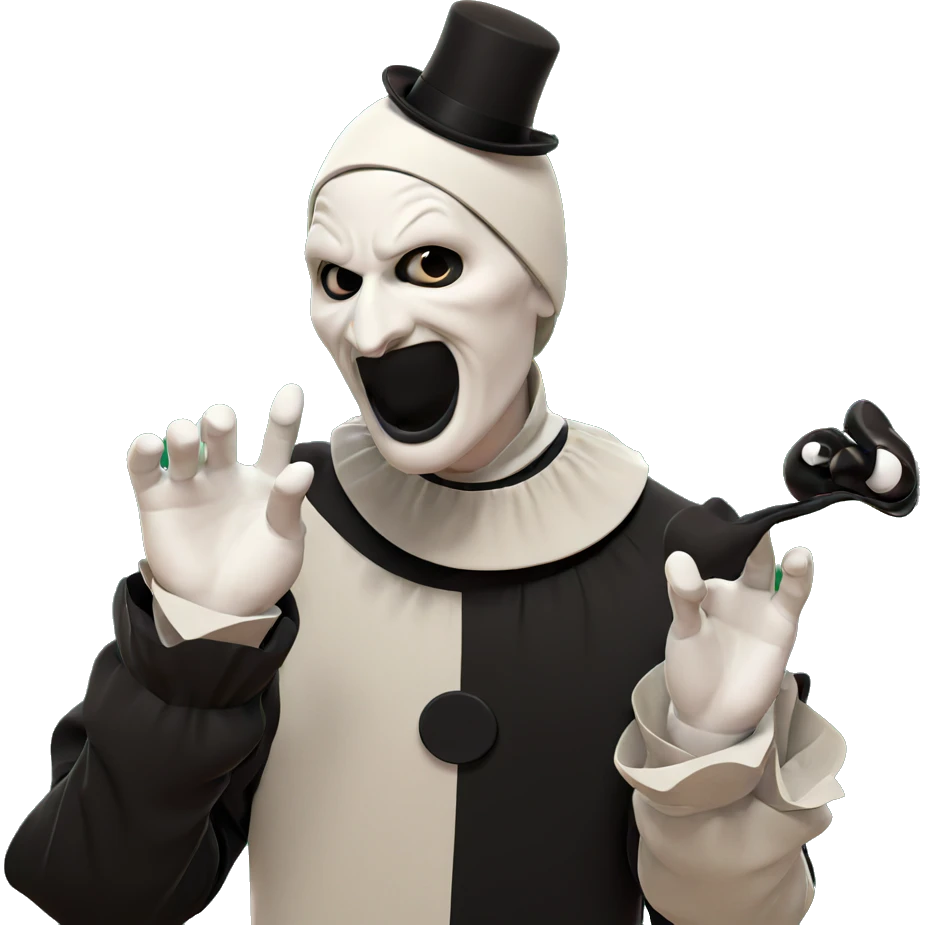 haunting solo in mini hat emoji