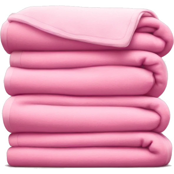 Pink blankets stacked on top of each other  emoji