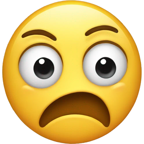 disgusted face emoji