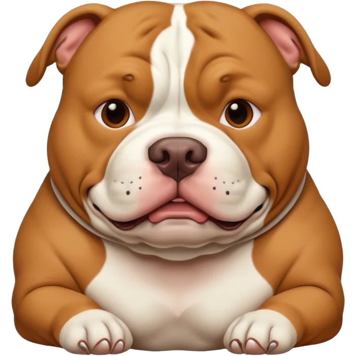 Fat pitbull  emoji