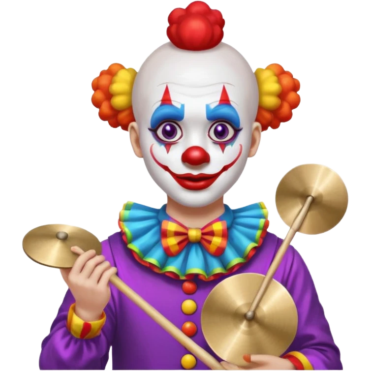  Clown with Cymbals emoji