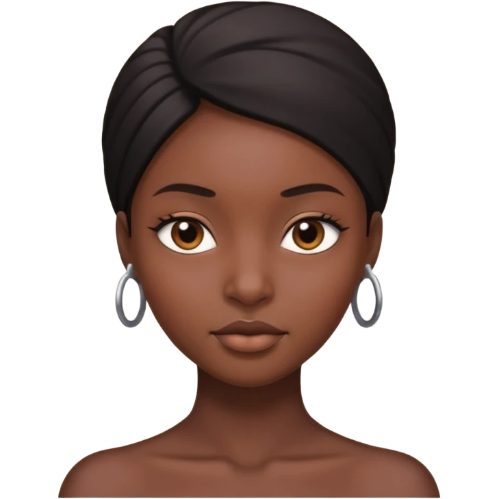 black model emoji