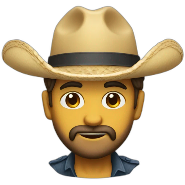 Leon con sombrero  emoji