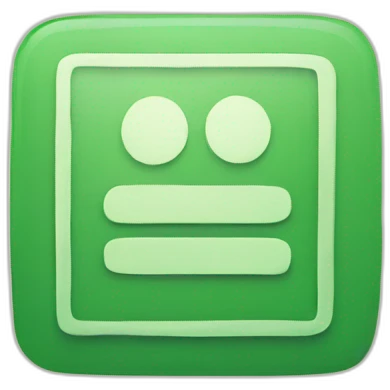 A green checkbox with a delightful border emoji