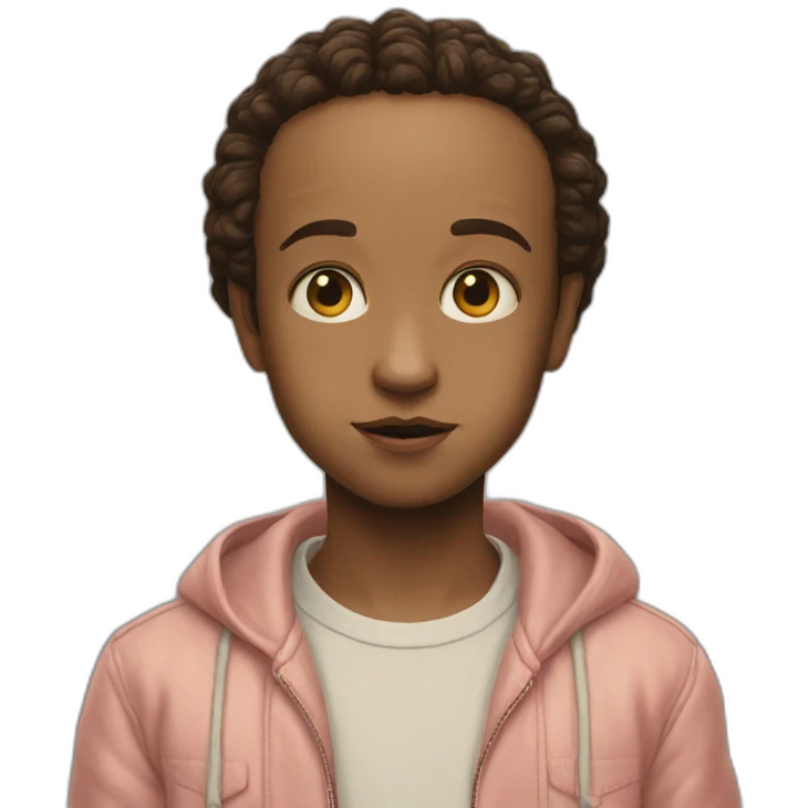 eleven and max stranger things emoji