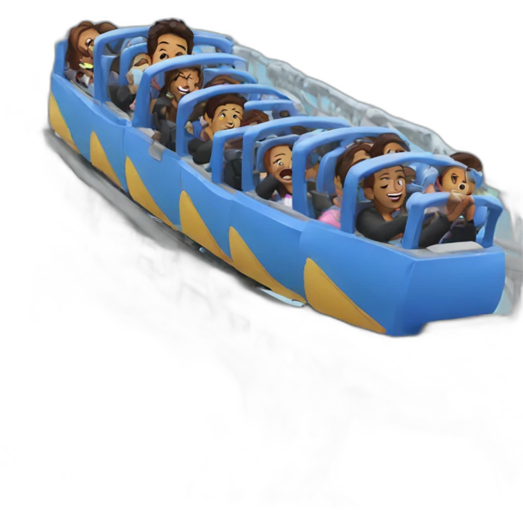 roller coaster closeup emoji